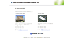 Desktop Screenshot of nipponsharyousa.com